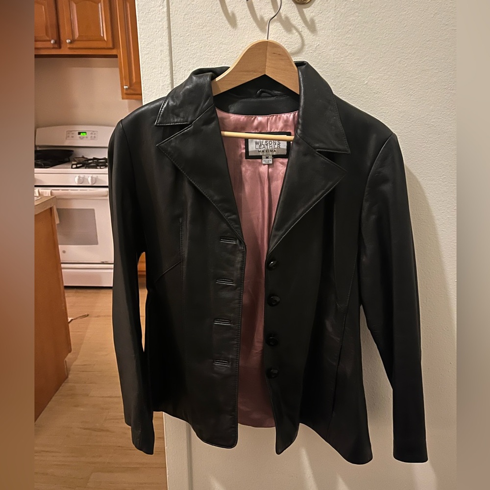 Leather jacket